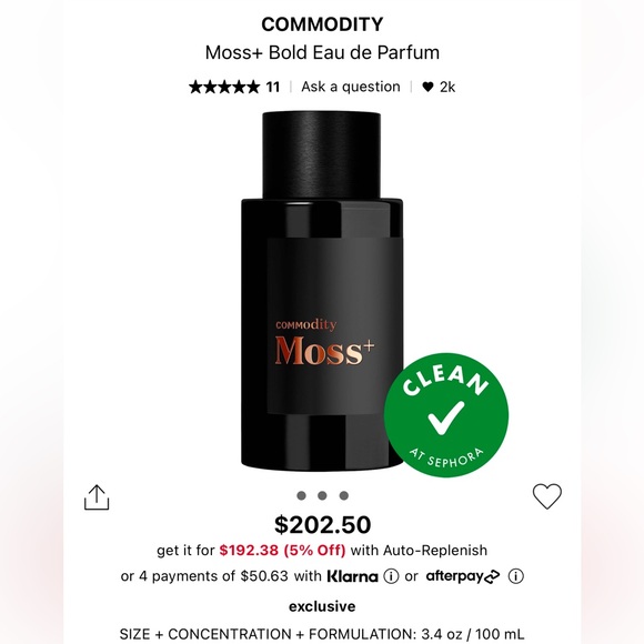 Commodity Moss+ Deluxe sample - Picture 1 of 3